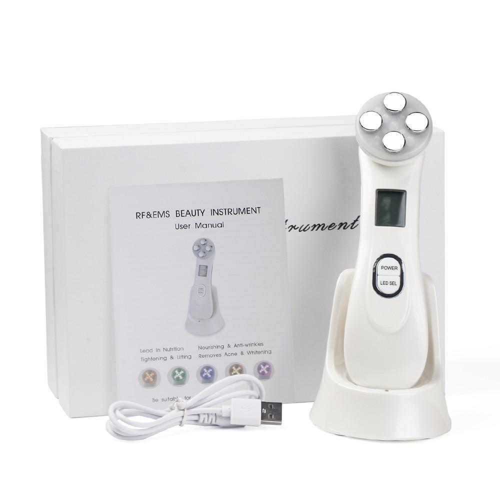 Aparelho Tratamento Fototerapia Facial Led - 5 em 1