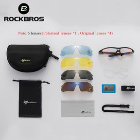 Óculos Polarizado 5 Lentes - Frete Gratis