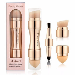 Pincel para Maquiagem 4 em 1 - Make Beauty